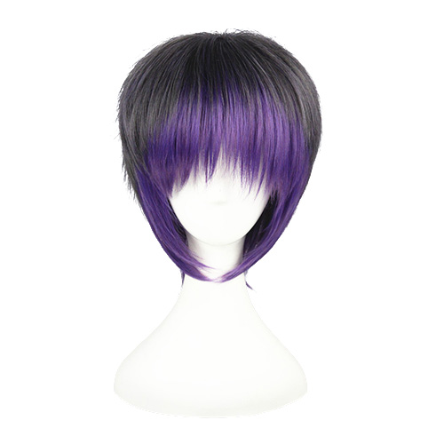 Японски Хараджуку Кратко Лолита Taro Виолетова 35cm Косплей перуки