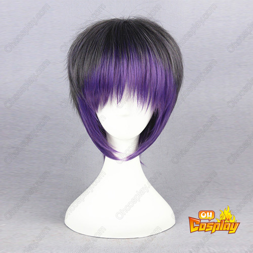 Japanese Harajuku Short Lolita Taro Purple 35cm Cosplay Wig
