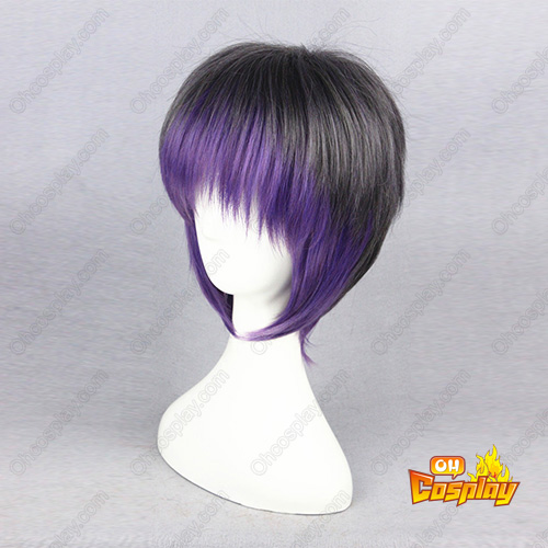 Японски Хараджуку Кратко Лолита Taro Виолетова 35cm Косплей перуки