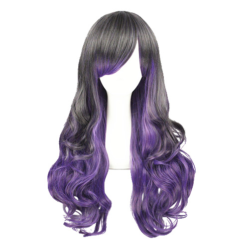Японски Хараджуку Лолита Taro Виолетова 65cm Косплей перуки