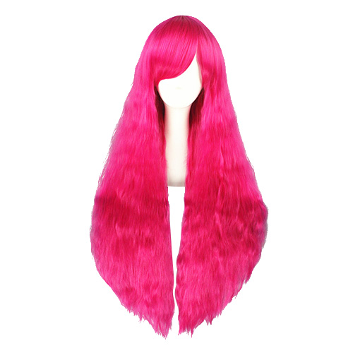 하라주쿠 로리타 패션 일본어 단 90cm 담홍색 코스프레 가발