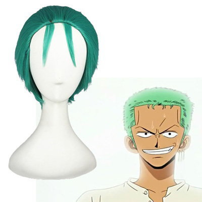 One Piece Roronoa Zoro 2 years later Grass Vert Perruques Carnaval Cosplay