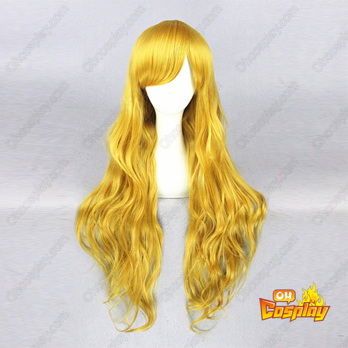 Japanese Harajuku Lolita Cute Golden 80cm Cosplay Wig