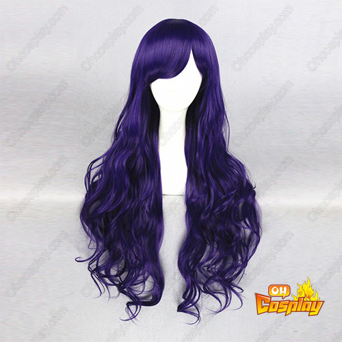 Japanese Harajuku Long Lolita Sweet Dark Purple Cosplay Wig