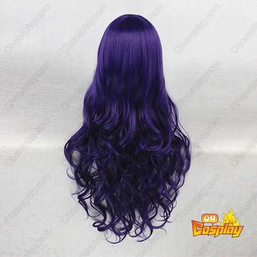 Japanese Harajuku Long Lolita Sweet Dark Purple Cosplay Wig