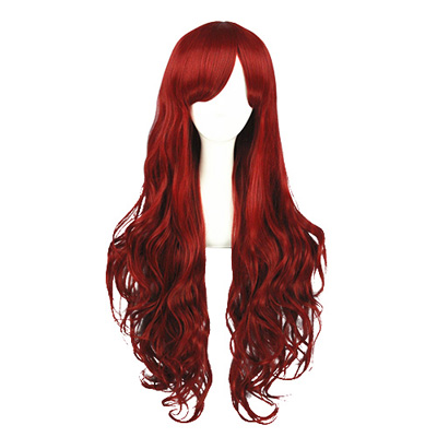Japanese Harajuku Long Lolita Sweet Dark Red Cosplay Wigs