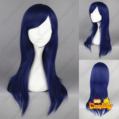 The World God Only Knows Haqua Dark Blue Cosplay Wig