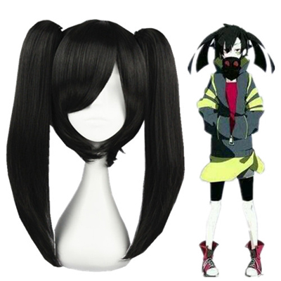 Kagerou project Ene Black Cosplay Wig