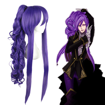 Vocaloid Gakupo Pruple 90cm Perruques Carnaval Cosplay