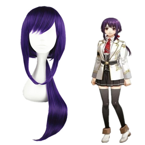 Kamigami no Asobi Yui Kusanagi Lila Faschings Cosplay Perücken