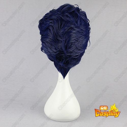 JoJo\'s Bizarre Adventure Kujo Jotaro Blue-Black Cosplay Wig
