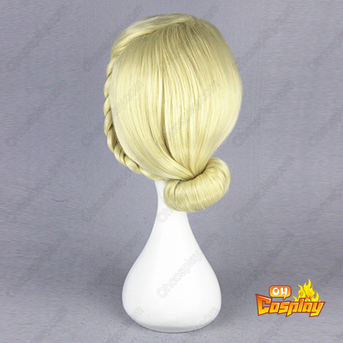Frozen Elsa Pale Gold Cosplay Wig