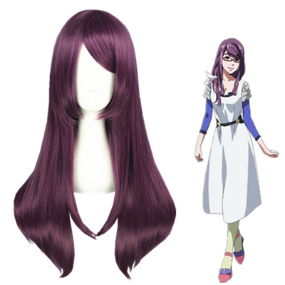 Tokyo Ghoul Rize Kamishiro Purple Cosplay Wig