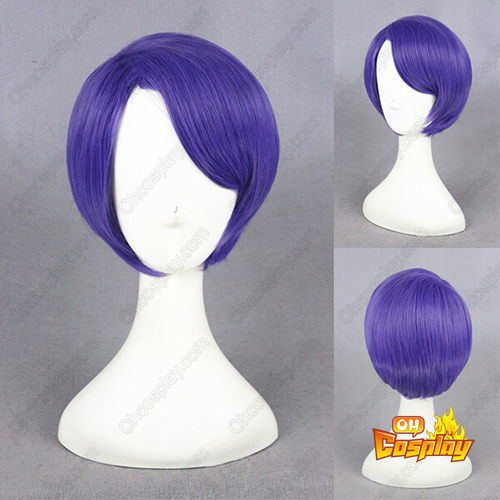 Tokyo Ghoul Shuu Tsukiyama Dark Purple Cosplay Wig