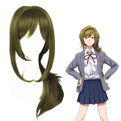 Monthly Girls' Nozaki-kun Seo Yutsuki Brown-green Cosplay Wig