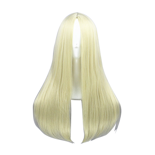 Lang Straight 60cm Licht Blonde Cosplay Pruiken
