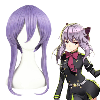 Seraph of the End Hiiragi Shinoa Lumière Violet Perruques Carnaval Cosplay