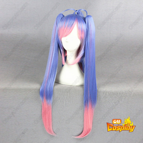 Kantai Collection Blue Pink 70cm Cosplay Wig