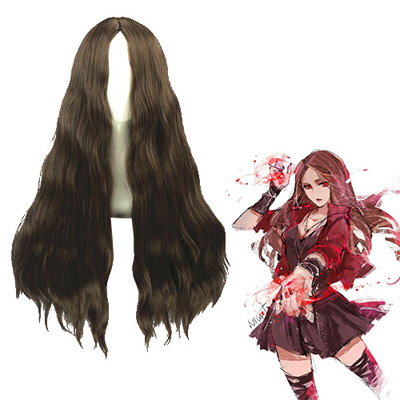 Avengers: Age of Ultron Scarlet Witch Dark Brown Cosplay Wigs