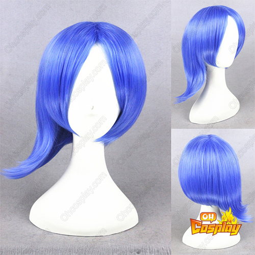 Inside Out Sadness Light Blue Cosplay Wig