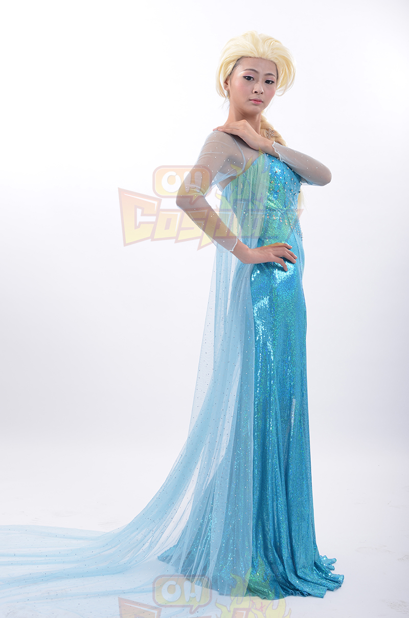 Disney Store Frozen Princess Elsa Karneval Kläder Dresses
