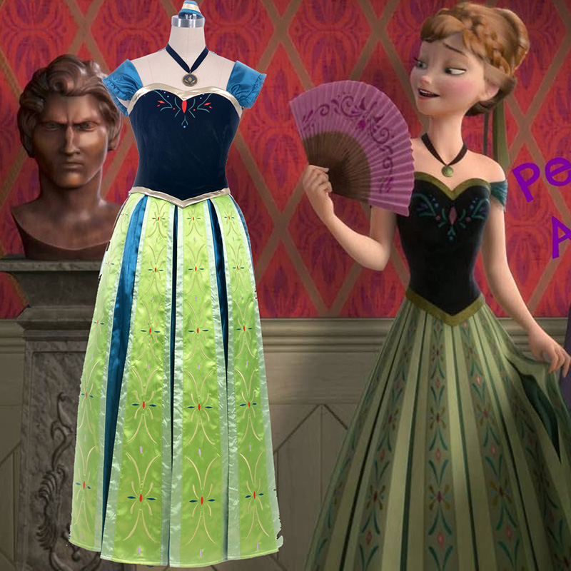 Disney Store Frozen Princess Anna Coronation Robes