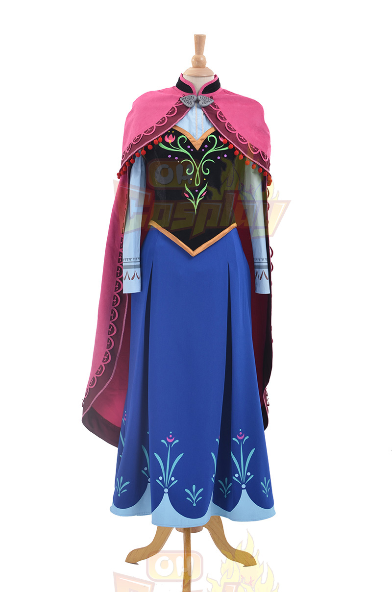 Disney Store Frozen Princess Anna Karneval Kläder Dresses