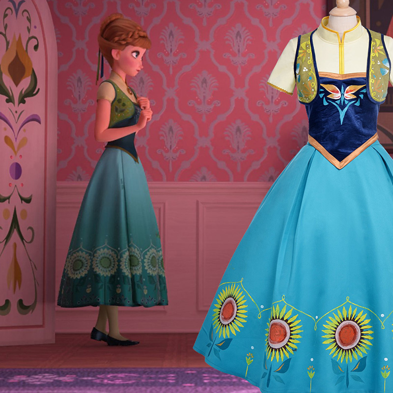Costumes Disney Store Frozen Princess Elsa Robes D\'anniversaire