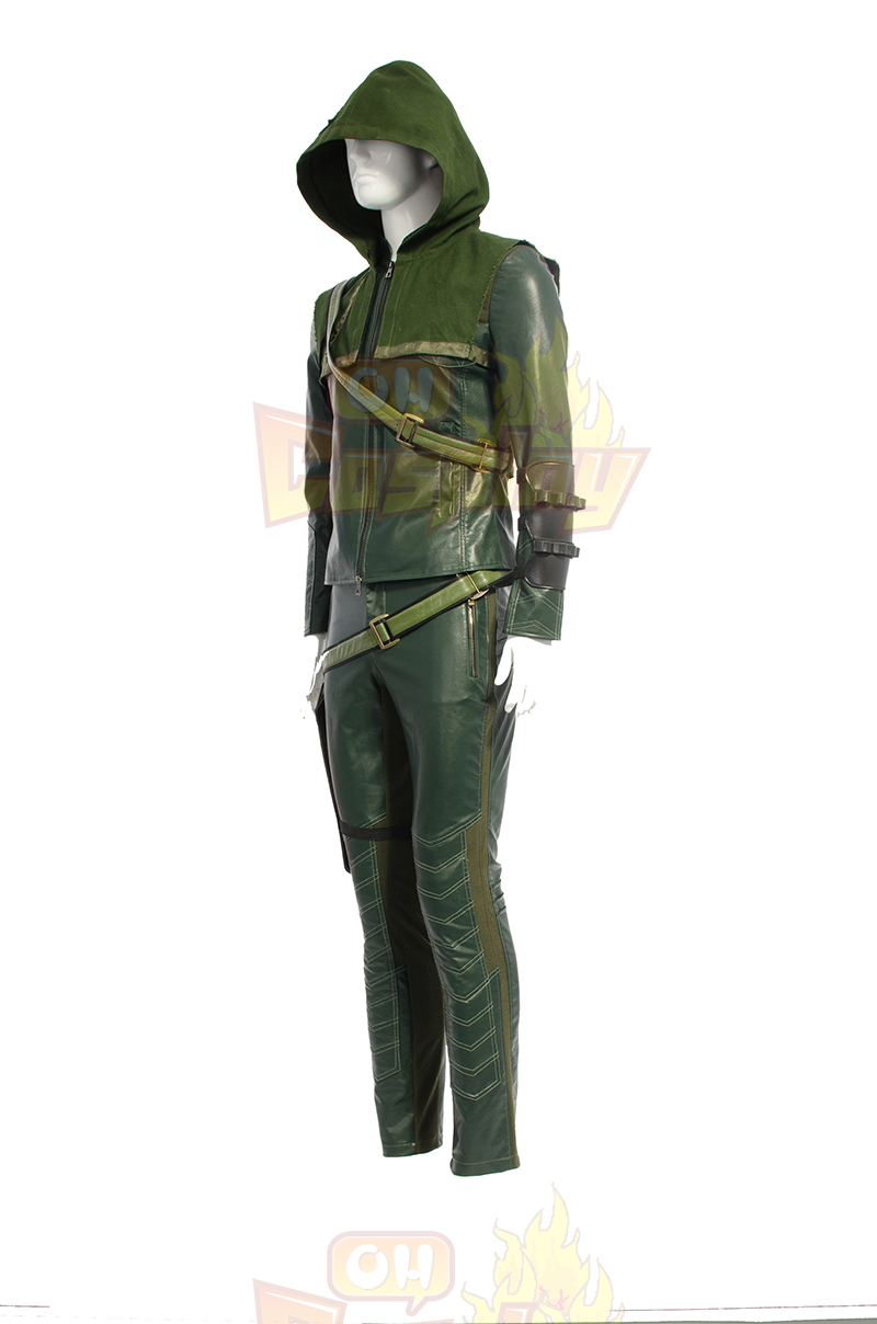 Arrow II Oliver Queen Green Cosplay Kostuums