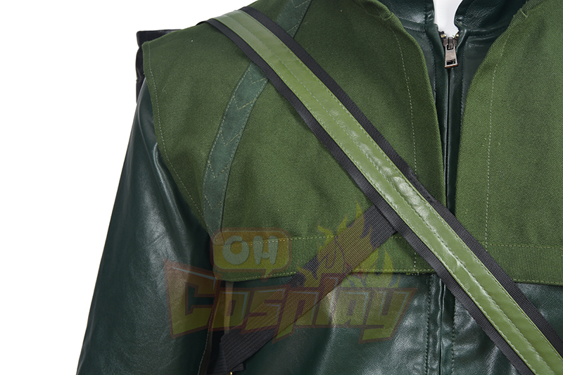 Arrow III Oliver Queen Green Upgraded Version Cosplay Κοστούμια