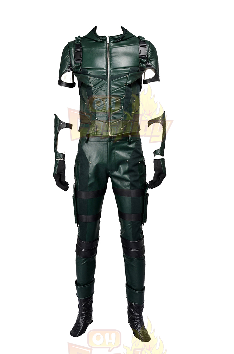 Arrow IIII Oliver Queen Green Cosplay Kostymer
