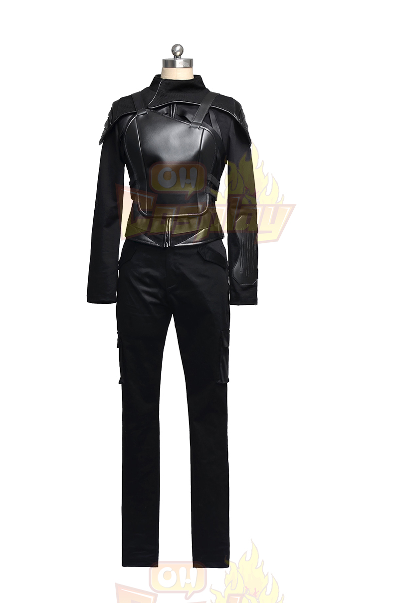 The Hunger Games Mockingjay Part 1 Cosplay Halloween Kostymer Black