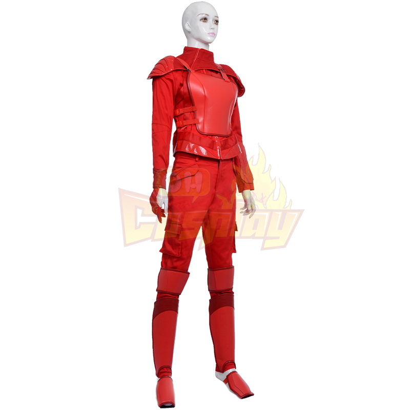 The Hunger Games Mockingjay Part 2 Cosplay Απόκριες Κοστούμια Red