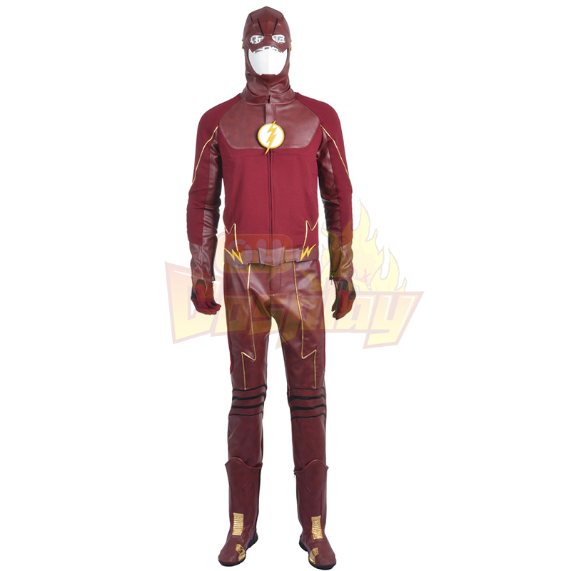 Fantasias de The Flash II Barry Allen Cosplay Halloween