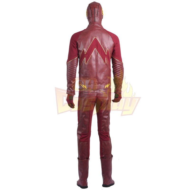The Flash II Barry Allen Cosplay Halloween Kostymer