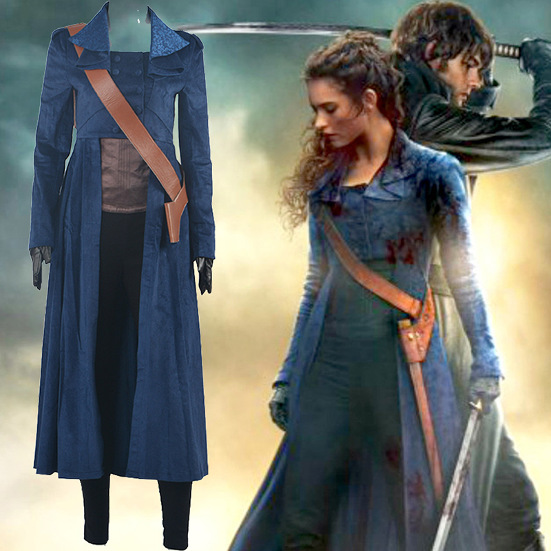 Pride and Prejudice and Zombies Elizabeth Cosplay Halloween Costumes