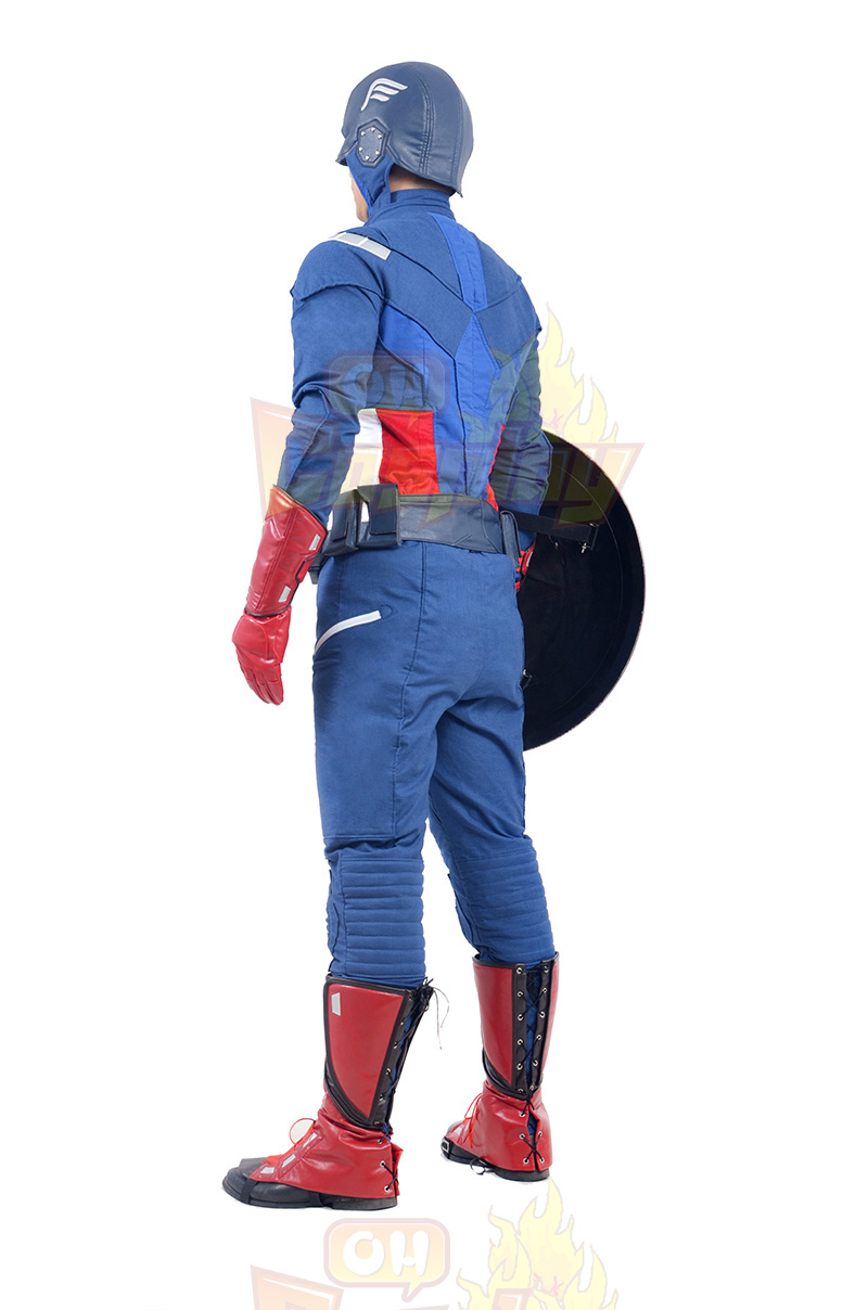 Avengers Captain America Cosplay Karneval Kläder Affär Online