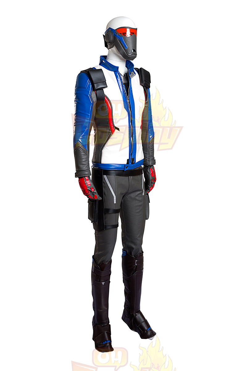 Overwatch Soldier 76 Cosplay Spillet Kostymer Coat