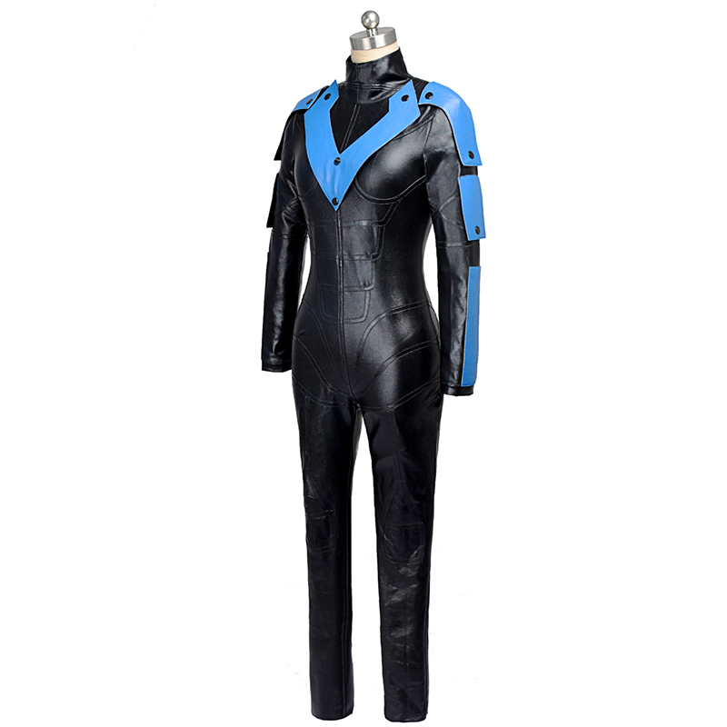 Batman: Arkham City NightWing Zentai Suit Cosplay Costume NZ