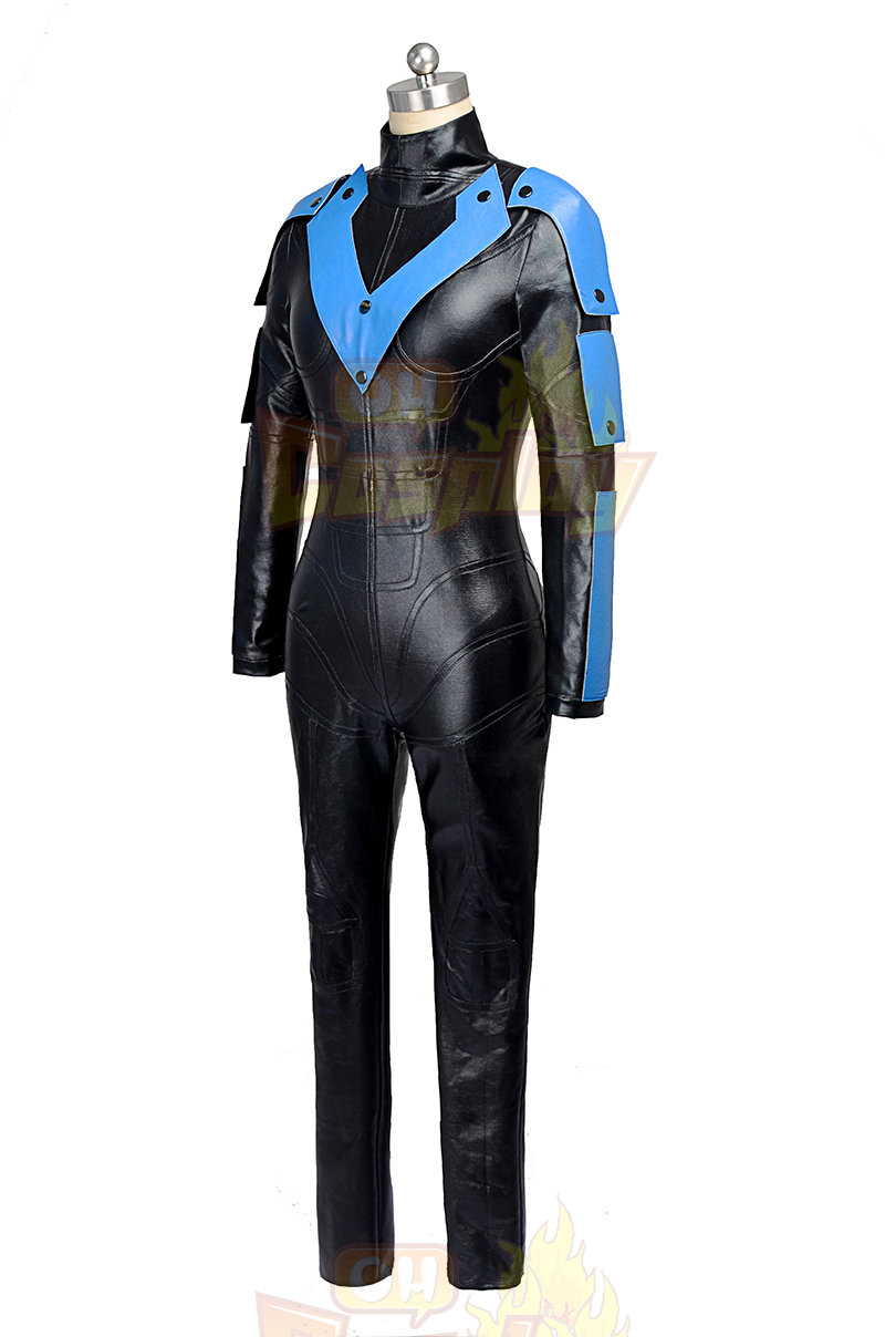 Batman: Arkham City NightWing Zentai Suit Female Cosplay Halloween Kostuums