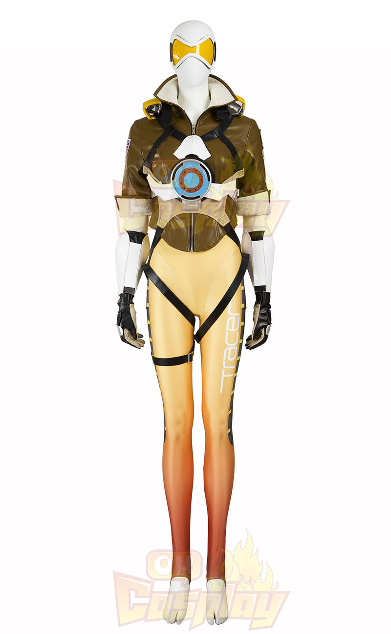 Ow Overwatch Tracer Cosplay Zentai oblek Kostýmy