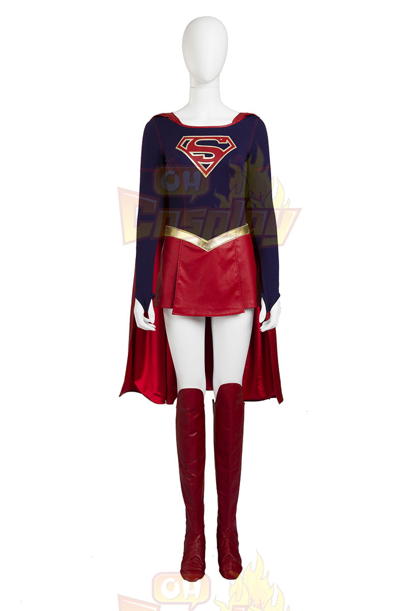 Fantasias Supergirl Kara Zor-el Danvers Cosplay Ternos Zentai