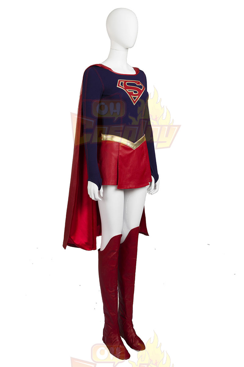 Fantasias de Supergirl Kara Zor-el Danvers Cosplay Ternos Zentai