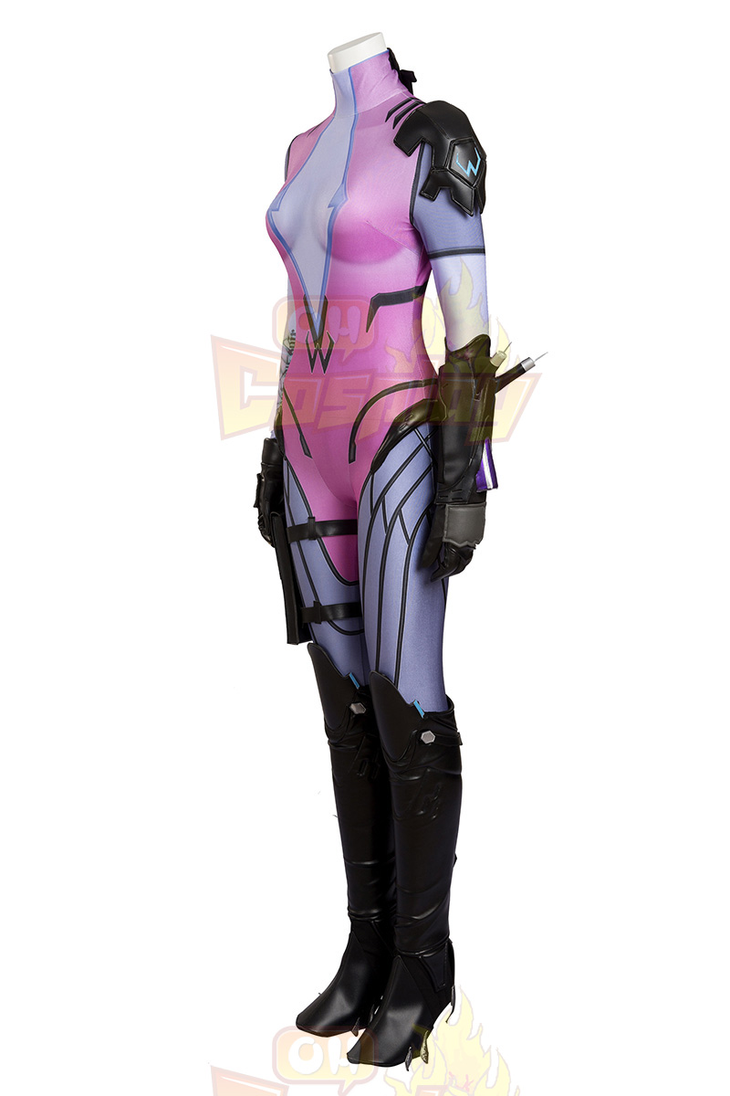 Costumes Ow Overwatch Emily Widowmaker Costume Carnaval Cosplay Zentai Ensemble Complet