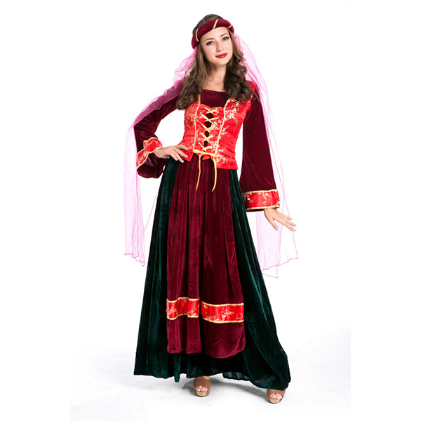Mode Dame Arabisk Dancer Halloween Folk Kostume Cosplay