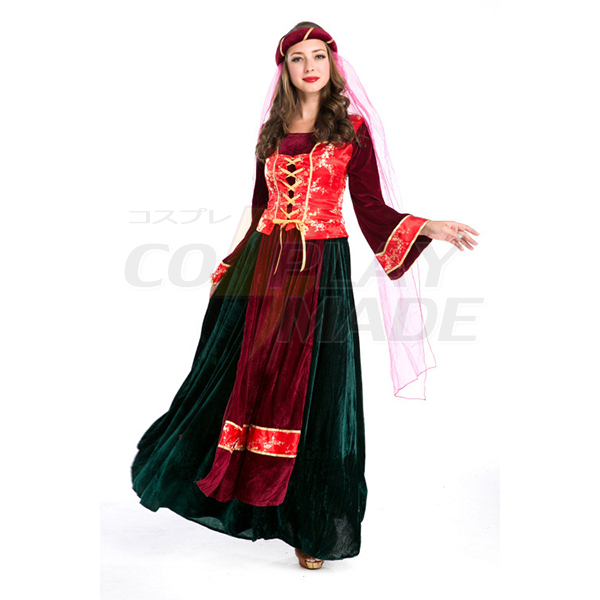 Mode Dame Arabisk Dancer Halloween Folk Kostume Cosplay