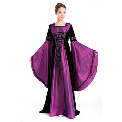 Femelle Magicien Robes Carnaval Cosplay Costume Carnaval