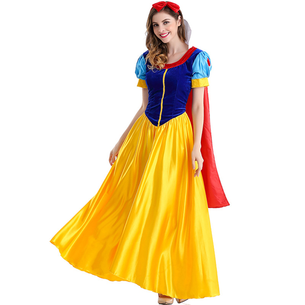 Dame Sexet Snehvide Halloween Kostume Including Petticoat