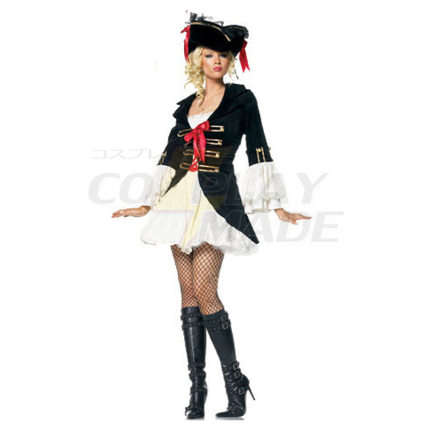 Halloween Three Color Pirate Kostüme für Dame