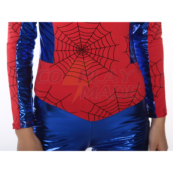 Dame Superman Bodysuit Cosplay Kostume Halloween Fastelavn